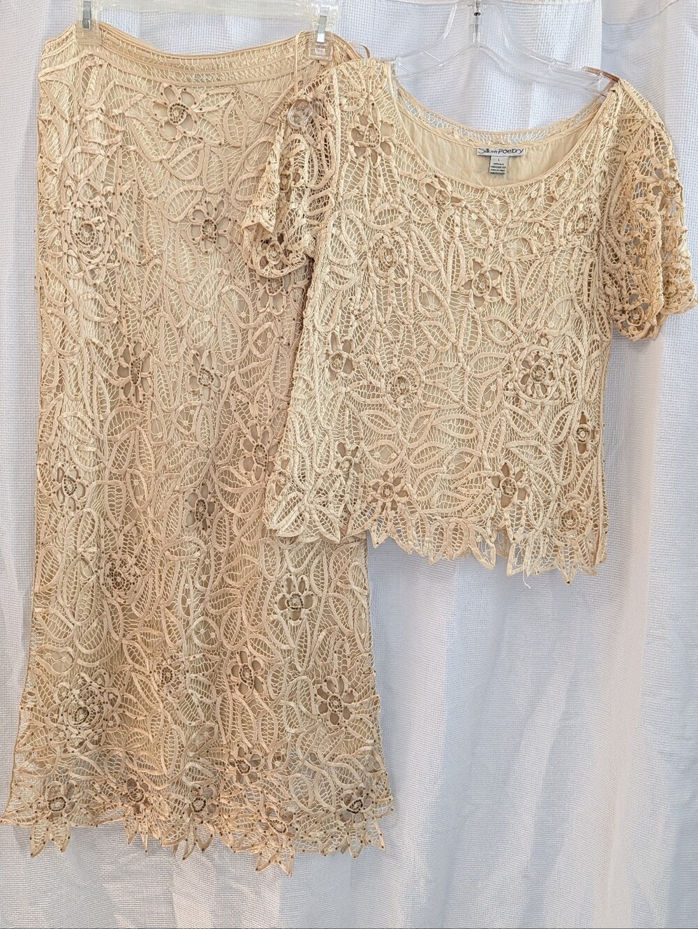 Silken Poetry Lined Dress Suit